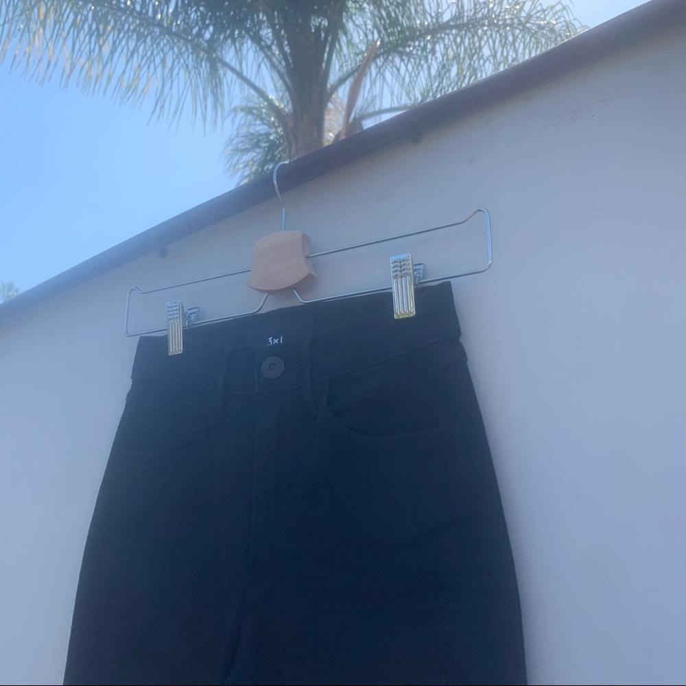 3x1 black cropped jeans - Picture 2 of 5